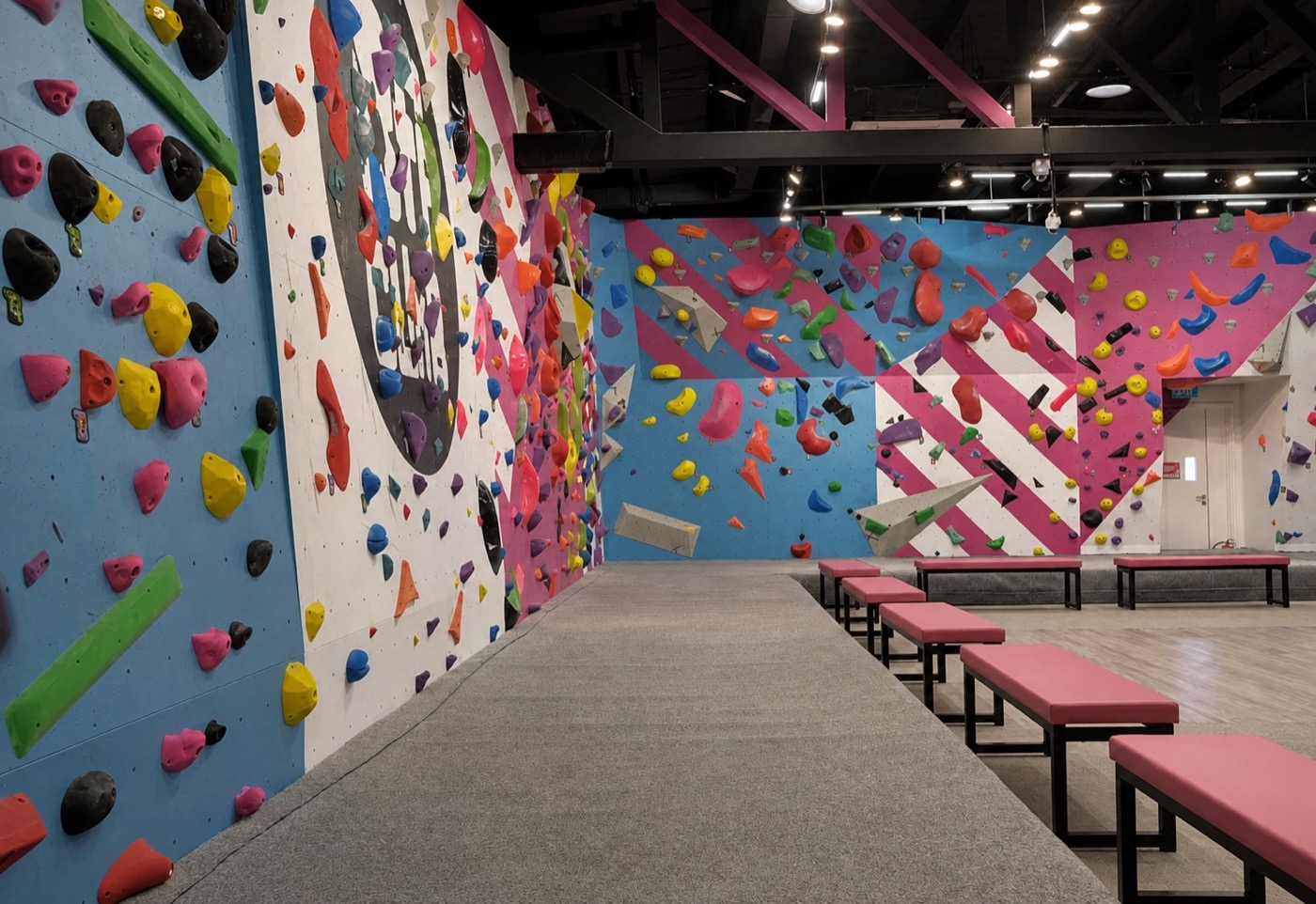Climbing at BFF Climb Tampines Yoha